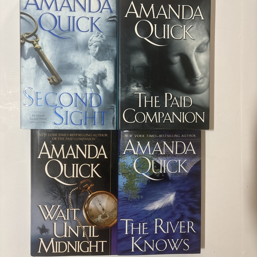 Amanda Quick 4 Piece Hardcover Book Set with Dust Jacket EUC 4 Of Her Best